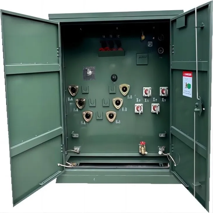 Pad-mounted distribution transformer